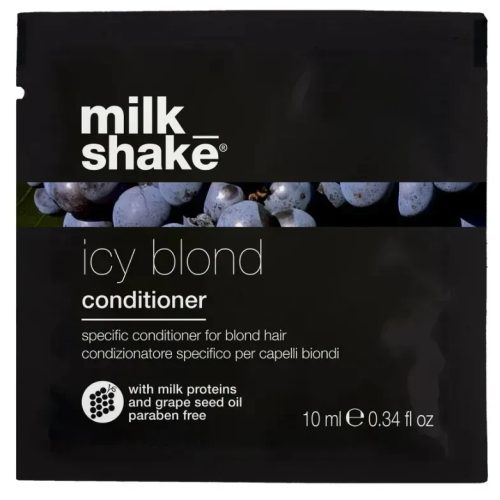Milk Shake Icy Blond МІЛК ШЕЙК АЙСІ БЛОНД Кондиціонер для світлих і платинових блондинок 10мл